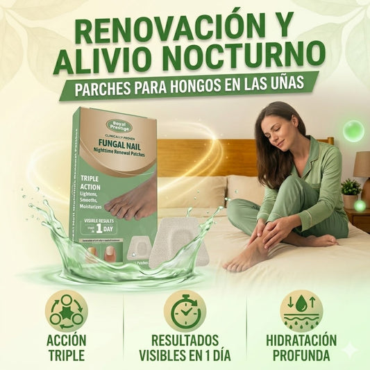 Parche Tratamiento Hongos Uñas Pack x2