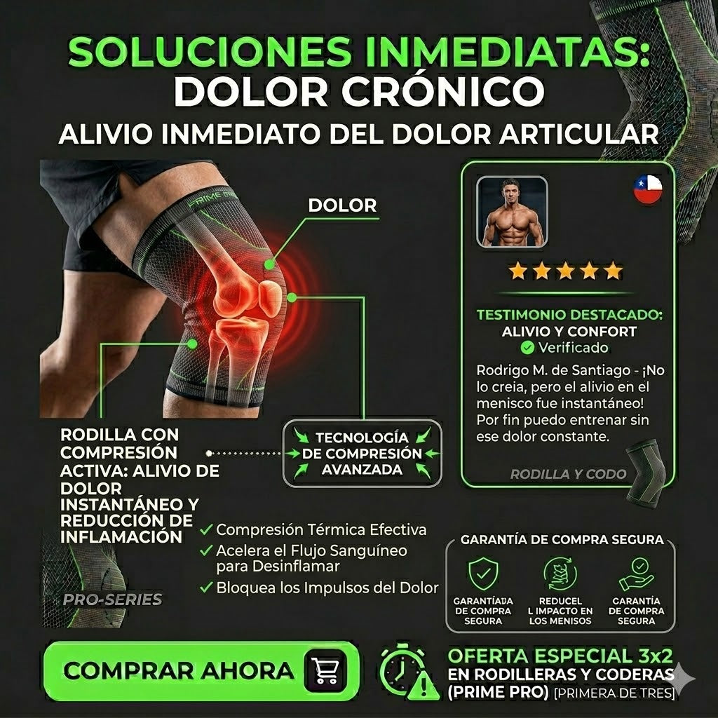 RODILLERA DE COMPRESIÓN AJUSTABLE